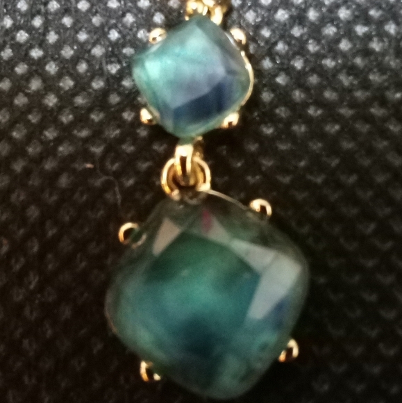 Dillard's - Genuine Shell, Teal, Sterling Silver Post, Sensitive Skin - Picture 8 of 8